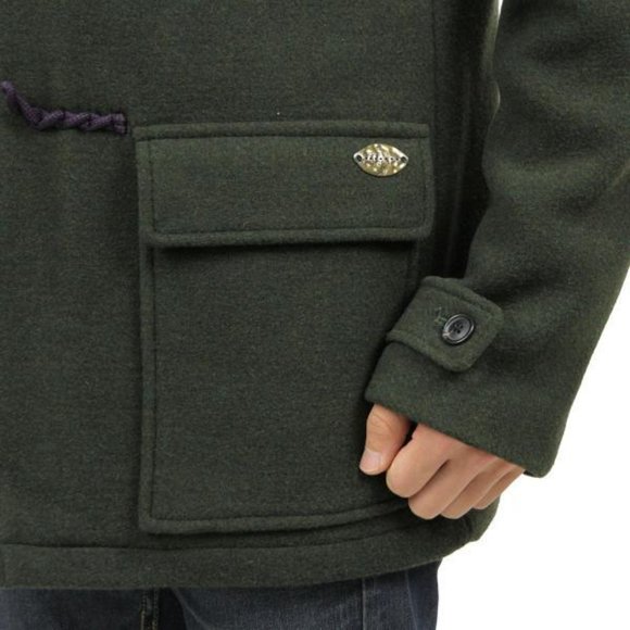 Scotch & Soda Wool Duffle Coat - Green - Medium - Picture 3 of 7